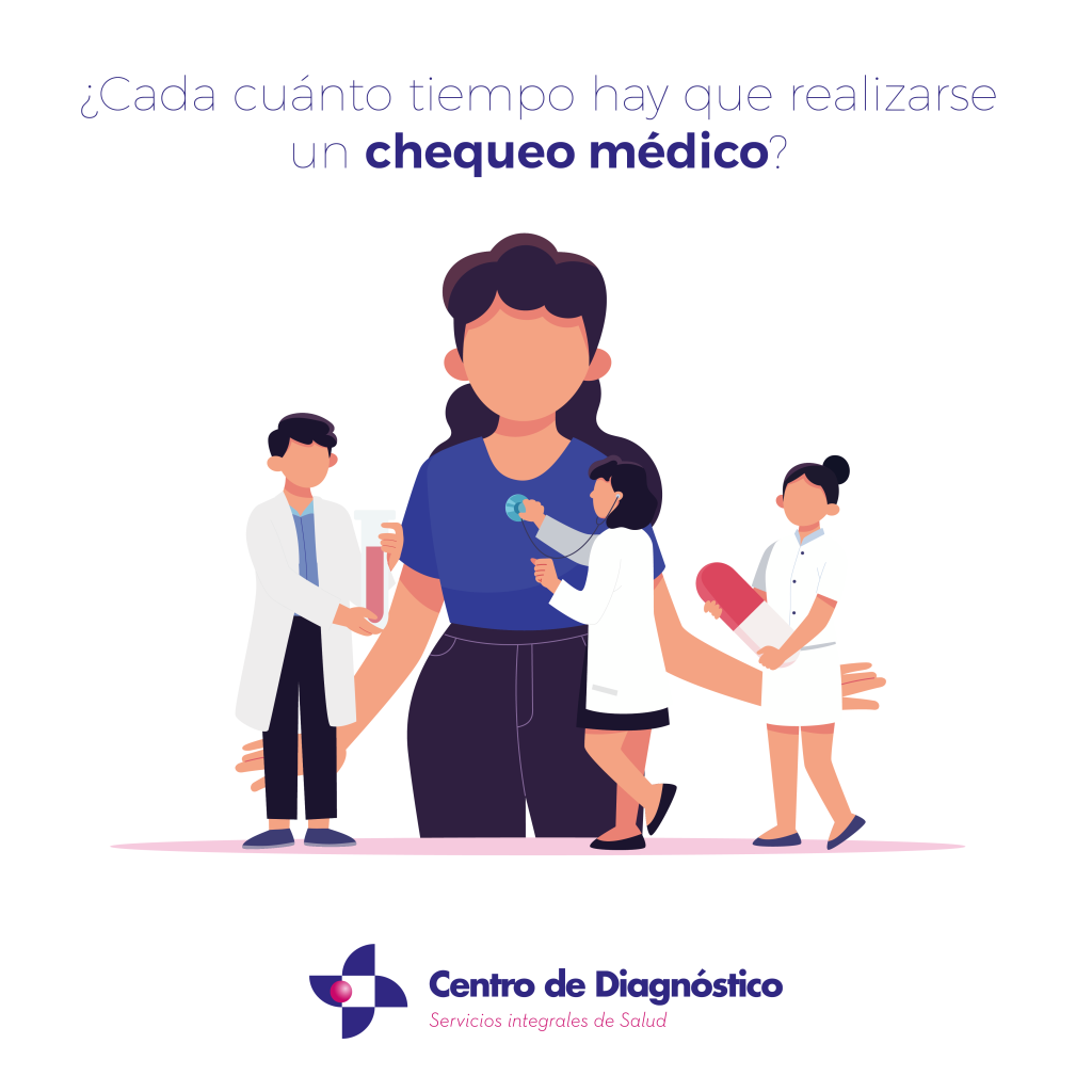 Ilustración sobre chequeo médico